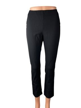 Veronica Beard Women's Black High Rise Slim Straight Trousers Dress Pants Size 8